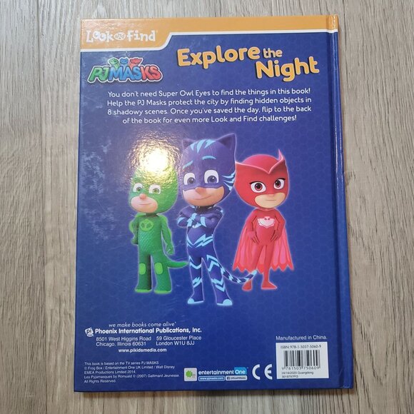 Pj Masks: Explore the Night Look and Find (Hardcover) ISBN-13 9781503750609 - Picture 4 of 5
